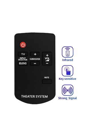 Crackedice N2qayc000043 Panasonic Sinema Sistemi İçin Uzaktan Kumandayı Değiştirin