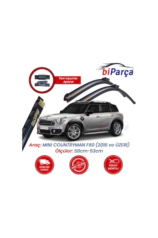Mini Countryman F60 Maxtel Muz Silecek Takımı 2016 ve Üzeri Mini Countryman F60 Maxtel Muz Silecek Takımı 2016 ve Üzeri