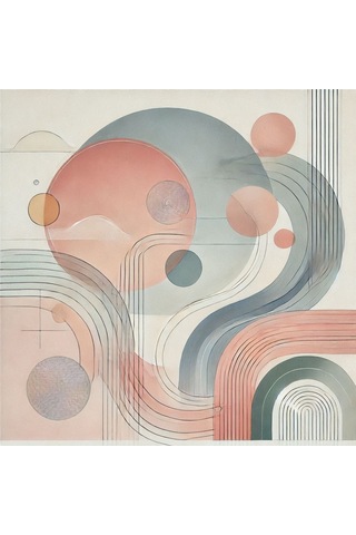 İskandinav Soyut Tablo Set Çerçevesiz 50x50cm Pvc Tablo 4'lü Set 009 Her Bir Tablo 50x50cm Büyüklüğündedir.