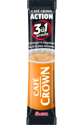 Cafe Crown 3'ü 1 Arada Action Hazır Kahve 24 x 18 G
