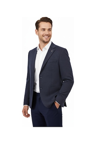 Baglan Erkek Tek Spor Ceket Çift Yırtmaçlı Bgl-st03983 Koyu Lacivert