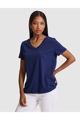 Pierre Cardin Kadın Lacivert Tişört Basic 50326875-vr033