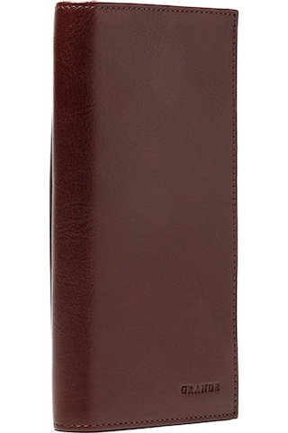 Kahve Cüzdan & Kartlık Unisex 1764 Grande Deri Cüzdan Kartlık kahverengi