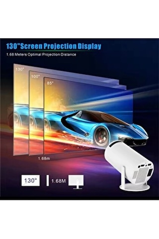 Ultra Hd Taşınabilir Wifi Android Projeksiyon Cihazı Akıllı Sinema