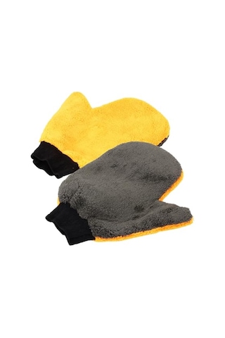 Mikrofiber El Geçirmeli Çift Yüzlü Araç Yıkama Mopu - 1adet