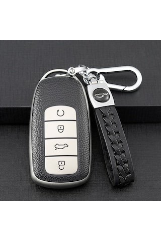 Chery Tiggo Uyumlu 8 Pro İçin Koruyucu Tpu Kılıf Anahtarlık-silver