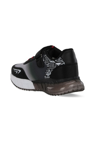 Slazenger Enzo F Unisex Çocuk Siyah / Kırmızı Günlük Spor Ayakkabısı