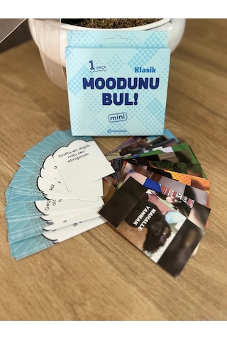 Moodunu Bul Mini Klasik Kart Oyunu 1.paket 45 Kart