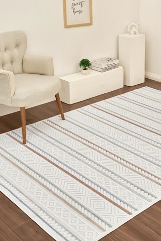 Kaşmir Halı 7/24 Sierra Sevilla 80x150 CM Salon Mutfak Halısı Yolluk Kilim