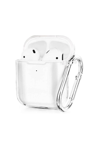 Airpods 2 2.nesil Hang Kılıf - Şeffaf Asorti