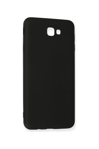 Samsung Samsung Uyumlu Galaxy J7 Prime Kılıf Nano İçi Kadife Silikon - Siyah