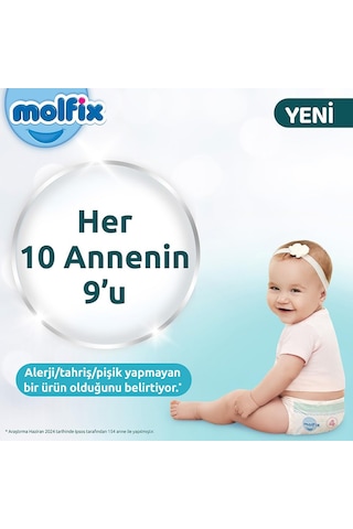Molfix Premium 5 Beden Bebek Bezi Ultra Fırsat Paketi 66x4 264 Adet 5 Numara