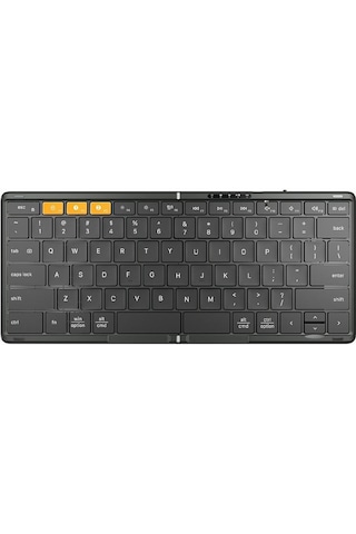 Windows / Android / İos İçin Df010 Katlanabilir Bluetooth 79 Tuş Ultra İnce Klavye