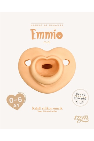 Tgm Baby Ultra Premium Silikon Kalpli Emzik Mini Turuncu