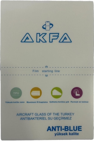Akfa Apple Uyumlu   iPhone 12 Mini Nano Anti Blue Ekran Koruyucu