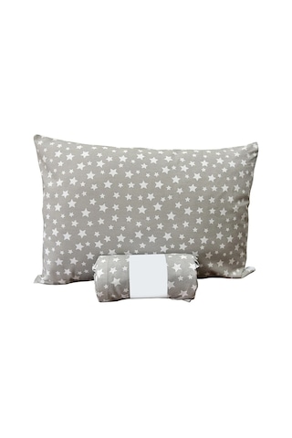 Ranforce Battal Boy Lastikli Çarşaf Ve Yastık Kılıfı Gri