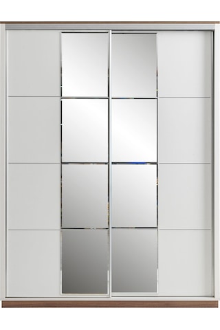 Efsane Sürgülü Aynalı Elbise Dolabı Gardırop 165x60x214
