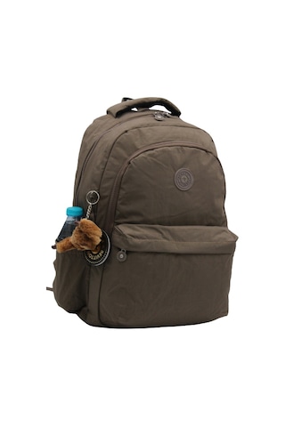 Krinkıl Su Geçirmez Kumaş Unisex Okul Çantası 2200 Vizon