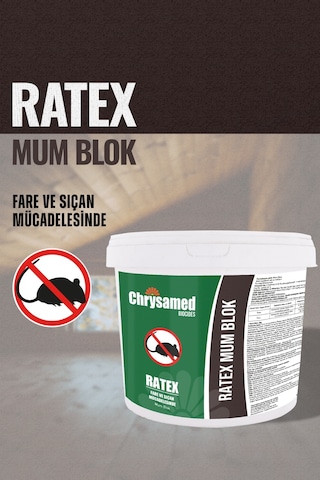 Chrysamed Ratex Mum Blok Fare Zehiri 5 KG