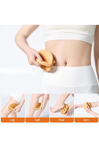 Madero Terapi & Selülit Ahşap Masaj Tokmak Aparatı Model 3