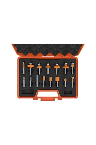 Cmt 15 Parça Profesyonel Freze Bıçağı Seti S 8