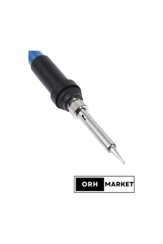 60W Lehimleme Seti – Sıcaklık Ayarlı Havya, Metal Stand, Lehim Pastası ve Elektrik Bandı