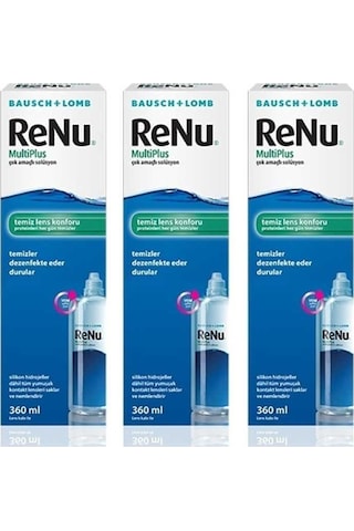 ReNu Multiplus Çok Amaçlı Lens Solüsyonu 3 x 360 ML