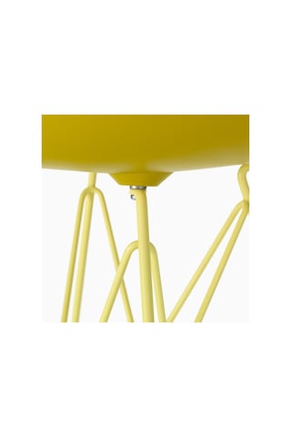 Vitra Eames Plastik Yan Sandalye Re Dsr Duotone, Geri Dönüştürülmüş Plastik Sarı