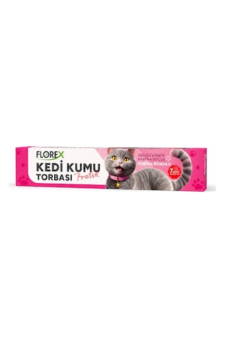 Florex Kedi Kumu Torbası Pudra Kokulu 7'li Paket