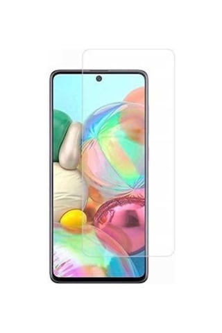 Samsung Uyumlu Galaxy A71 Nano Kırılmaz Cam Ekran Koruyucu Şeffaf
