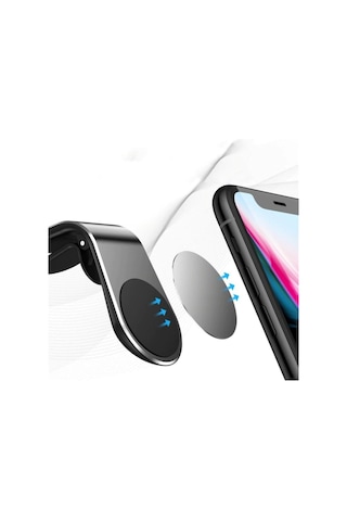 Araba Içi Mıknatıslı Telefon Tutucu Gold Tp-link Neffos C5 Max Uyumlu Pembe