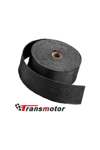 Egzoz Sargı Keçesi Yanmaz 10 Metre Uzunluk 50 Mm Genişlik Siyah