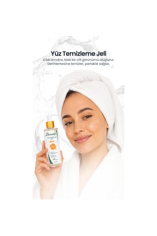 Leke Karşıtı Gözenek Sıkılaştırıcı Aloe Vera Aydınlatıcı Jel-c Vitamini Serum-keten Tohumu Peeling