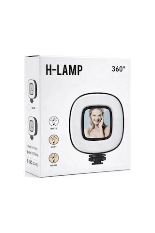 L08 Mini Tripod Işığı Şarjlı Mini Led Işık 3 Modlu Renk Ayarlı Selfie Tripod Uyumlu