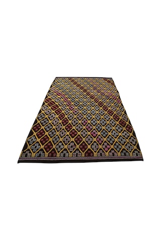 Kilim Antik El Dokuması Otantik Karapınar Yörük Yün Cecim Kilimi 0152 - Yeni - Çok Renkli