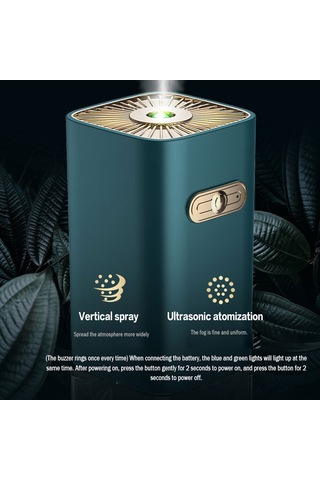 Youmex Usb Şarjlı Aromaterapi Dağıtıcı - Deniz Ruhu Kokusu - 3 Seviye Ayar - 60m² Atomizasyon Alanı - Mavi