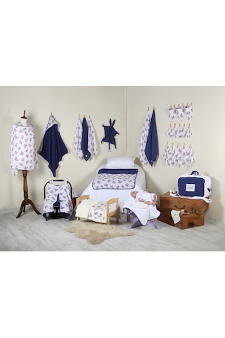 Luckka 29 Parça Müslin Bebek Bakım Çantası - Müslin Set - Ztçanta