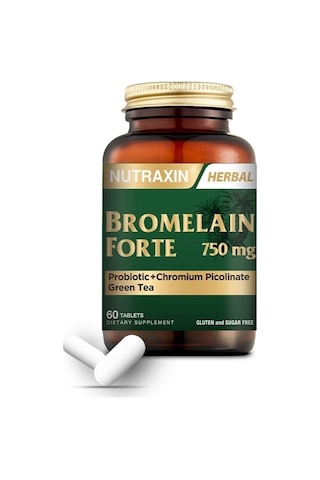 Nutraxin Bromelain Forte 750 Mg 60 Tablet