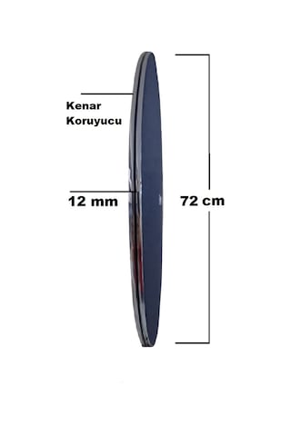 Dart Board Arkalığı Yuvarlak Model Lacivert 12 MM x 72 CM