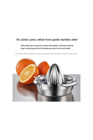 Trendooze Taşınabilir Suyu Sıkacağı Preslenmiş Portakal Paslanmaz Narenciye Mutfak Meyve Meyve Manuel Makinesi Limon Ham El Çelik Araçları Aksesuarları Vm Gümüş