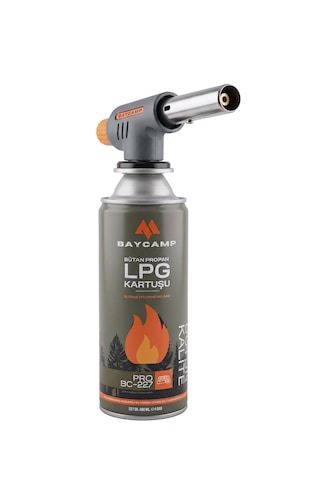 Bc-elt1300 Pürmüz Seti Lpg Kartuşu Ve Pürmüz Başlığı Gri