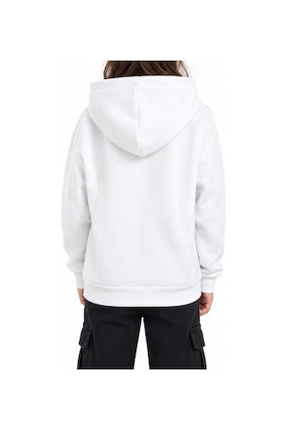 TOMMYLIFE Tommy Life Çocuk Garson Kapüşonlu Beyaz Sweatshirt 11309