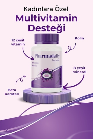 Pharmadaily Female Multivitamin 30 Tablet