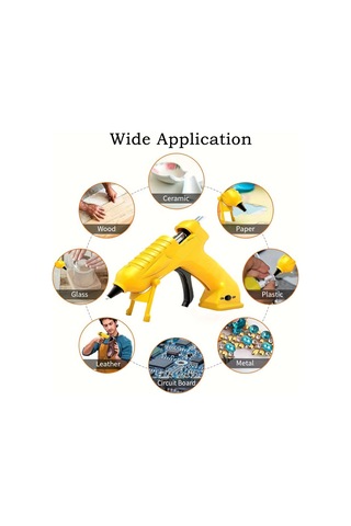 Damlama Önleyici Özellikli Şarj Edilebilir Kablosuz Mini Tutkal Tabancası