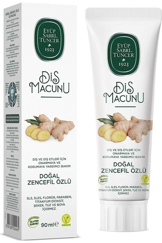 Eyüp Sabri Tuncer Doğal Zencefil Özlü Diş Macunu 90 ML