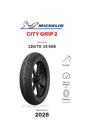 Michelin City Grip 2 120/70-15 56s Ön Motosiklet Lastiği Michelin City Grip 2 120/70-15 56s Ön Motosiklet Lastiği