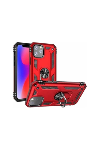 Apple Uyumlu iPhone 11 Pro Max Kılıf Zore Vega Kapak Gri