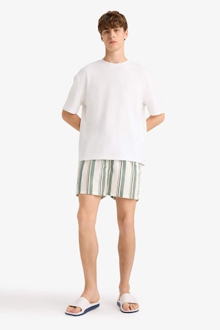 Defacto File Astarlı Microfiber Kısa Boy Deniz Şortu G0177ax25hskh440 Haki