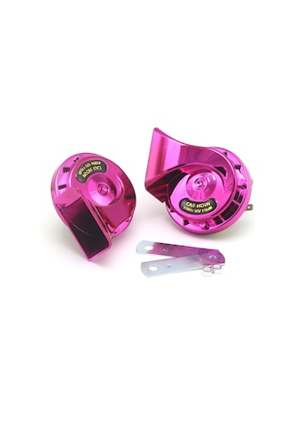 Samdoo 12v Çift Tonlu Korniş Seti - Motosiklet Ve Araçlar İçin Yüksek Sesli Uyarı Sistemi 2 Adet, Gülkurusu