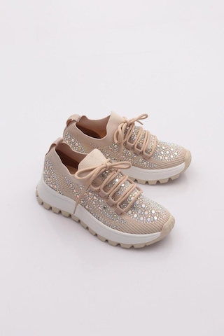 Dgn 301 Kadin Sneaker Ayakkabi Bej